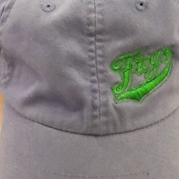Puerto Vallarta Light Blue & Green Frogs Baseball Hat - Picture 13 of 16